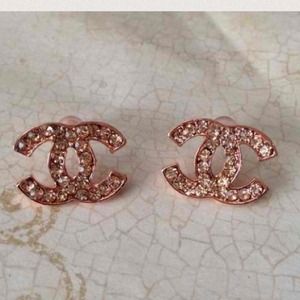 CC Rose Gold Fashion Earrings