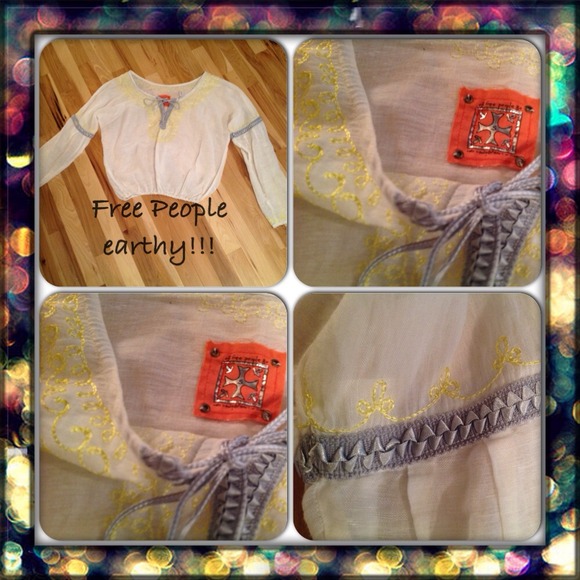 Free People GORGEOUS blouse SZ S!!