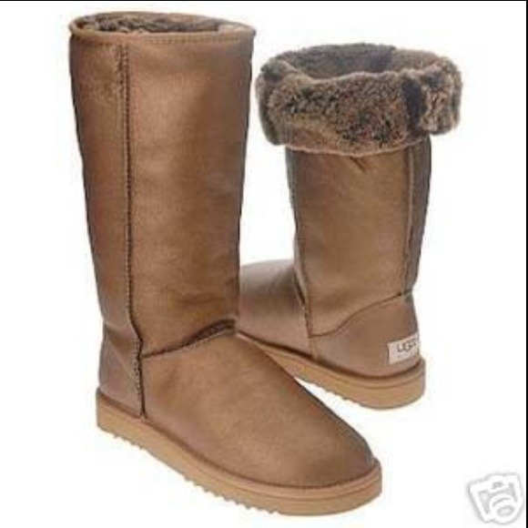 Metallic brown Uggs. On hold
