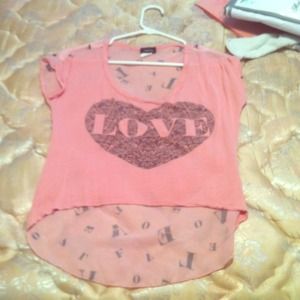 Rue 21 love shirt