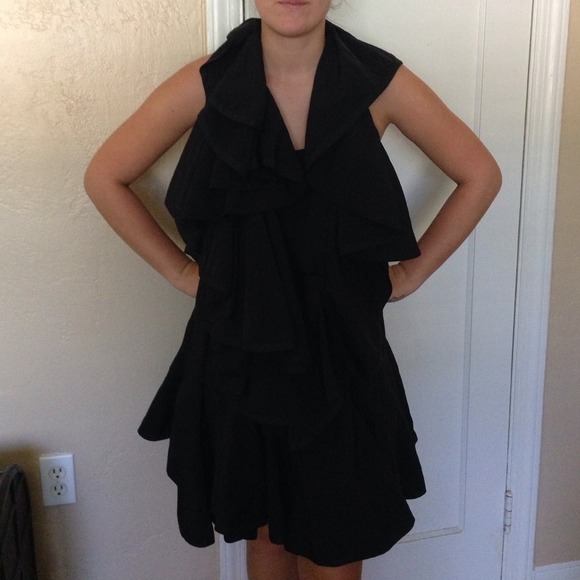 All Saints black dress