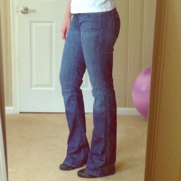 Joe's dark wash flared jeans - long inseam
