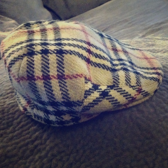 Burberry Wool Flap Hat Authentic