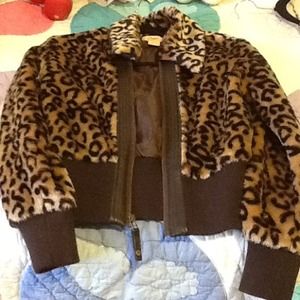 Candies leopard, size small jacket