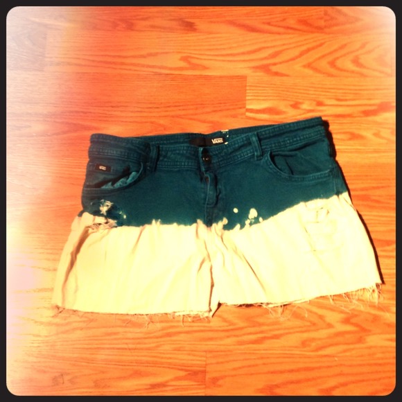 Dip dyed shorts