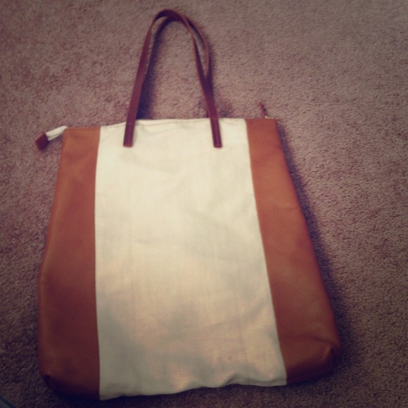 Canvas and leather tote - reserved bundle