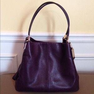 Coach Bags - πSaleπCoach Black Violet Small Phoebe Coach Bags - πSaleπCoach Black Violet Small Phoebe