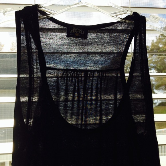 SOLD🌺 SOLD BLACK  SLEEVELESS DRESS WITH RIFFLES🌺 - Picture 3 of 4