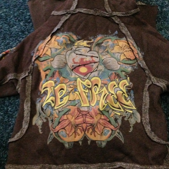 2B Free Package Deal Brown Zipup - Picture 4 of 4