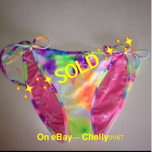 ✨SOLD✨Victoria's Secret PINK Neon Tie Dye Bottoms