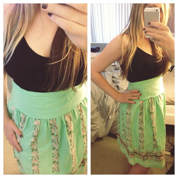 ❤Bundle ❤ J. Crew mint high waisted skirt - A line