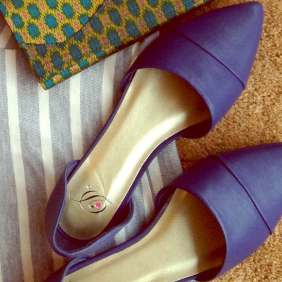 Shoes - Blue-violet flats