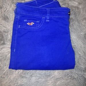 Hollister blue skinnies