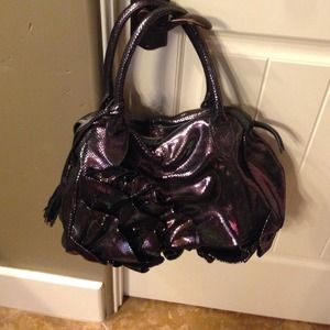 Vince Camuto black iridescent bag