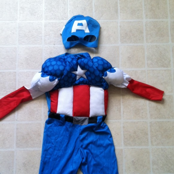 captain America super power Halloween costume