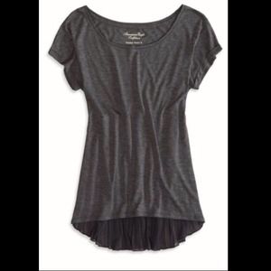 American eagle happy hour tee dark grey xl