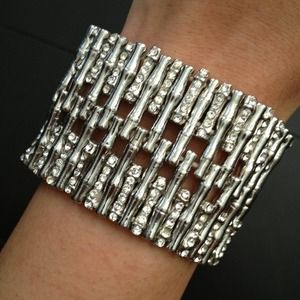 HOLD Statement bracelet & fringe necklace