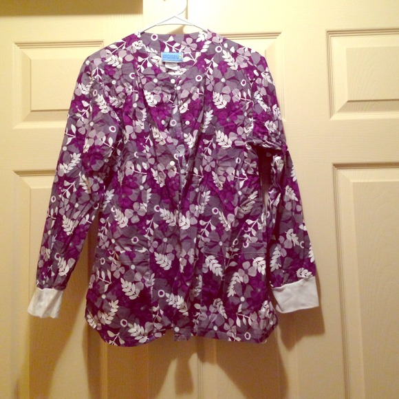Scrub top jacket