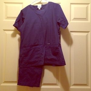 Navy blue scrubs