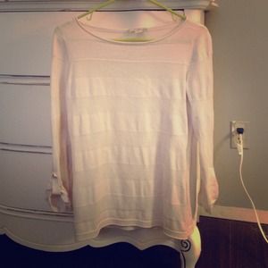 Loft small cream sweater