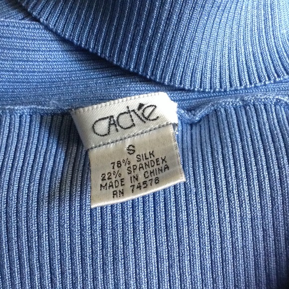 💙💦Cache' Silk Top SZ S💦💙 - Picture 4 of 4