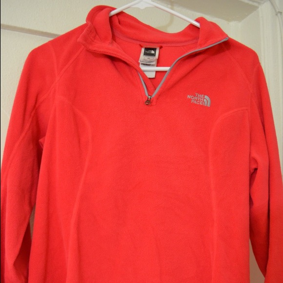 North face fleece half zip
