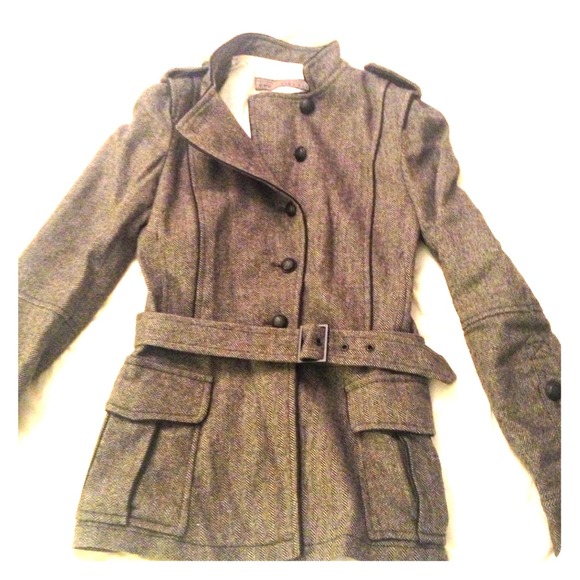 💥SOLD ON EBAY💥 Zara Tweed Belted Coat