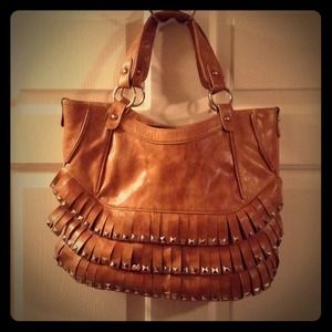 Never used Chocolate New York fringe purse