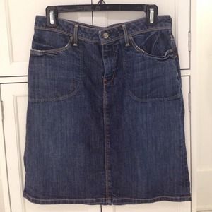 Banana republic denim pencil skirt