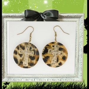 New Tortoise Cross Earrings(REDUCED)