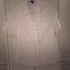 Ann Taylor ruffled blouse