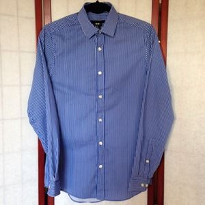 BNWT H&M Men's Blue & White Striped Shirt, sz. XS