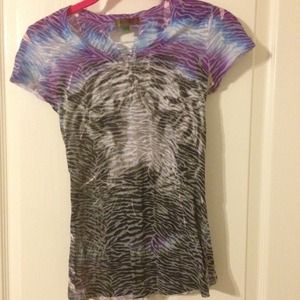 Multi Color Tee- back has cute details