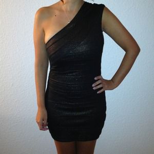Express Gold/Black cocktail dress