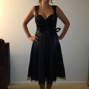 Black 1950's style dress