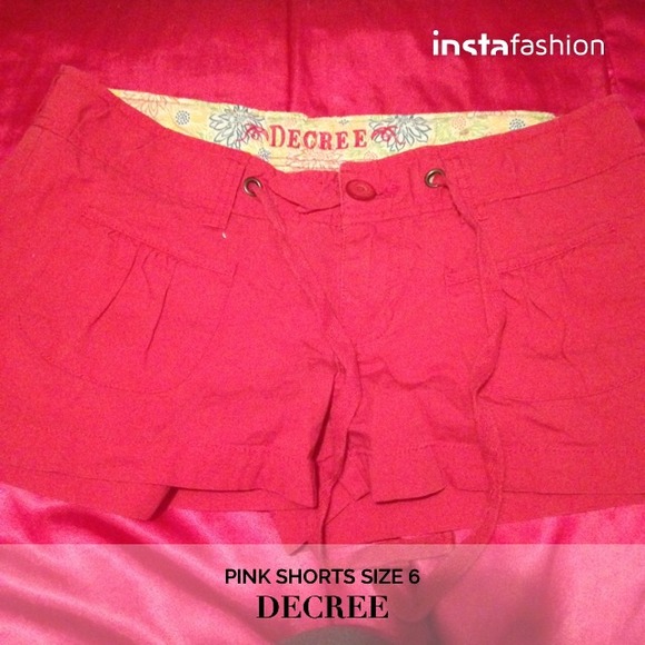 Pink Shorts
