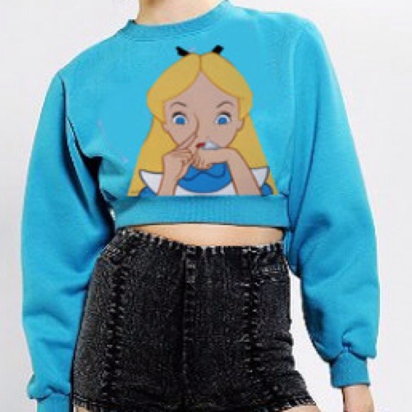 Limited...Coke Alice Crop Sweatshirt.
