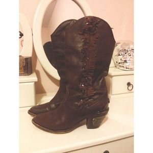 Leather Cowboy boots