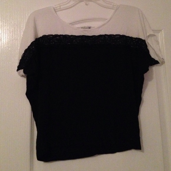 Black and white shirt