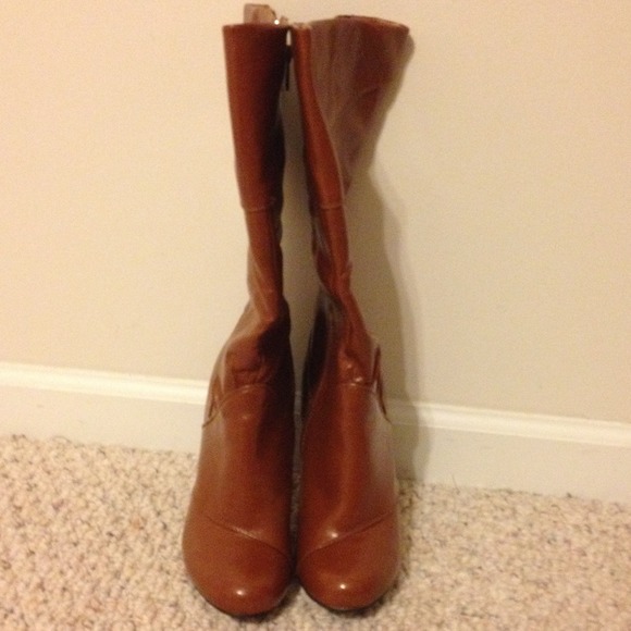 Bundle Brown leather boot& black boot leather.