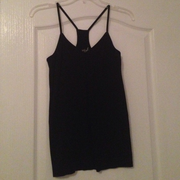 Black tank top