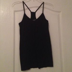 Black tank top