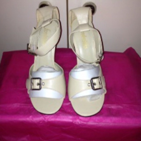 Blitz Just Reduced Natural Ankle Strap Sandal - Picture 1 of 3