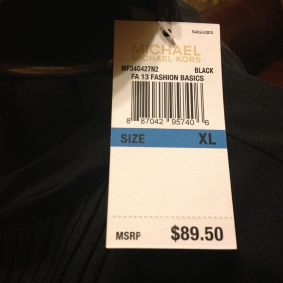 MICHEAL KORS TOP ~BRAND NEW ~Authentic NEVER WORN - Picture 4 of 4