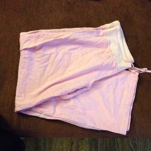 Pink cotton beach pants
