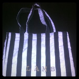 Black & White L.A.M.B. tote