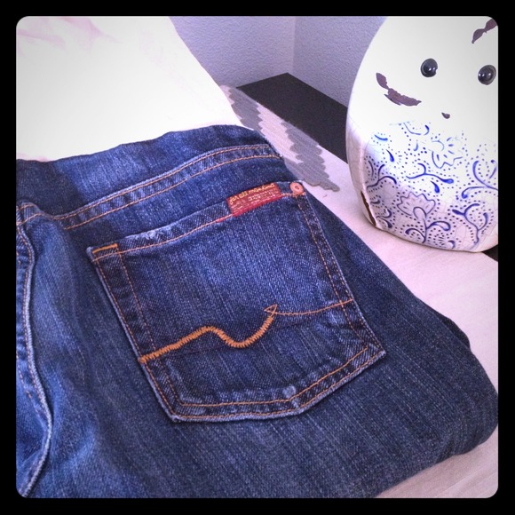 7 for all mankind size 30 maternity denim