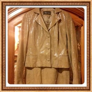 FAB, Vintage&Leather "LYN" skirt & jacket ensemble