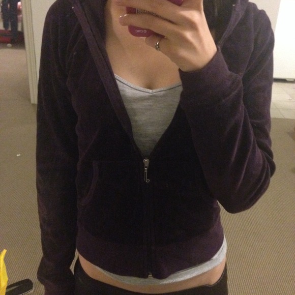 Juicy Couture Eggplant Purple track suit