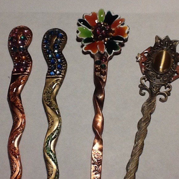 Accessories Tradedbeautiful Set Of Hair Chopstick Poshmark